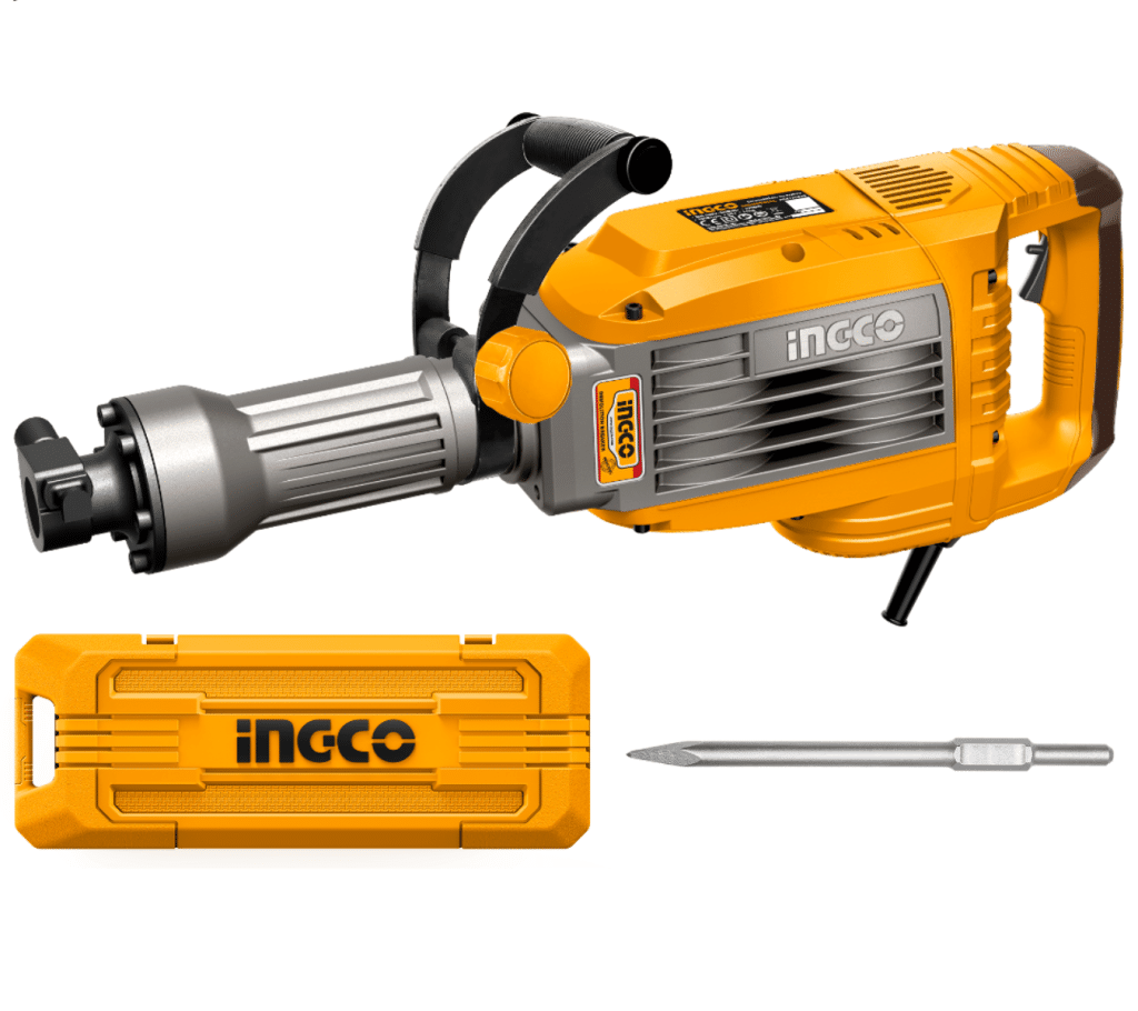 Martillo Demoledor Cango Ingco 1700w -14kg – Sds- Ingco